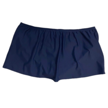 Ellen Tracy Womens Swim Skirt Swimsuit Blue Attached Panty Skirted Botto... - £15.81 GBP