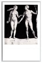 Adam and Eve by Albrecht Durer  Pierpont Morgan Library Postcard V22 - £4.63 GBP