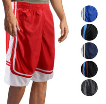 Men&#39;s Classic Fitness Athletic Mesh Training Sport Drawstring Basketball... - $17.11