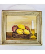 Vintage 1960 Still Life Painting Mary Stuart Tolleson Hope AR 12.5x10.5&quot; - $23.80