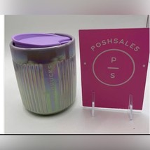 Starbucks 2022 Mermaid Iridescent Ombre Purple Ceramic Cup Mug with Lid - £18.40 GBP