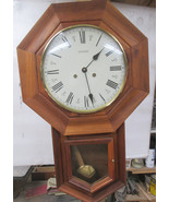 Vintage Emperor 8 Day Regulator School House Octogon  Wall Clock! - €169,34 EUR