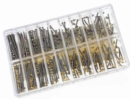 F02279 Watch Bracelet Part 1.3mm Thick Band Friction Pins for Clasps 2.5mm Head - £13.50 GBP