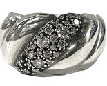 David yurman Women&#39;s Fashion Ring .925 Silver 317401 - £240.47 GBP