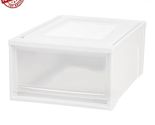 Vintage Rubbermaid Drawer Organizer set 2 white 2917 plastic bins contai... - $21.00