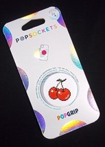 Popsockets PopGrip 8 bit Cherries Swappable Top Phone Grip NEW - $11.60