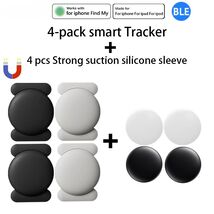 4 Pcs IOS GPS Smart Tag for Apple ipad Find My Tracker Magnetic Suction ... - $683.64 MXN