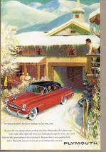 1953 Print Ad Plymouth Belvedere Red 2-Dr Challenger Inn Sun Valley,Idaho - £12.25 GBP