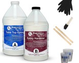 Pro Marine Supplies Crystal Clear Table Top Epoxy Resin (1-Gallon Kit), ... - £70.24 GBP