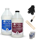 Pro Marine Supplies Crystal Clear Table Top Epoxy Resin (1-Gallon Kit), ... - £65.29 GBP