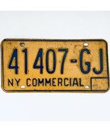  United States New York Commercial Truck License Plate 41407-GJ - £24.39 GBP