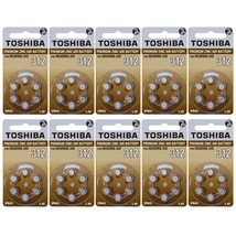 Toshiba Hearing Aid Batteries Size 312, PR41, (60 Batteries) - £13.36 GBP