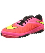 Nike Hypervenom Phelon TF Junior Soccer Boots, Red/Yellow, US2.5 - $67.56