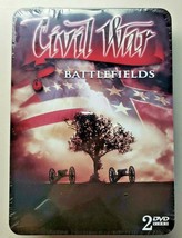 2007 Civil War: Battlefields  2-DVD, Embossed Tim Box Set U86 - £15.79 GBP