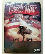 2007 Civil War: Battlefields  2-DVD, Embossed Tim Box Set U86 - £15.94 GBP