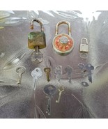 Vintage Padlock and Key lot Slaymaker Belwith - $219.39 MXN