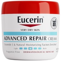 Eucerin Advanced Repair Body Cream for Very Dry Skin, Fragrance Free Dai... - $12.66