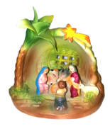 NUOVA CAPODIMONTE  NATIVITY SCENE Italy Vintage Collectible Christmas - $15.05