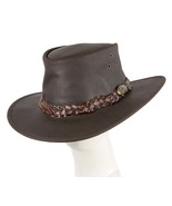 Real Australian Oiled Leather Hat by Jacaru. Made in Australia. Brown - $69.95