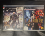 LOT OF 2 :Enemy Territory: Quake Wars + L.A. NOIRE (PlayStation 3) PS3 C... - $8.90