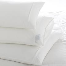 Scandia Home Standard Pillow Protector - White Cotton Percale - £18.28 GBP