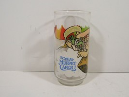 Vintage 1981 Mc Donald's The Great Muppet Caper Glass Kermit Gonzo Fozziebear - $9.49