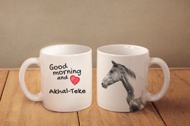 Akhal-Teke - mug with a horse and description:&quot;Good morning and love...&quot; - £11.72 GBP