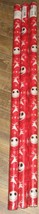 NEW Red The Nightmare Before Christmas Gift Wrapping Paper 3Rl=60sqft - £22.12 GBP