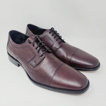 J. Murphy By Johnston &amp; Murphy Mens Oxfords Size 13 M Burgundy Cap Toe Shoes - £41.46 GBP