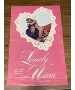 Lonely Wives Original Sexploitation Adult X-Rated Movie Press Book Vivid... - £40.70 GBP