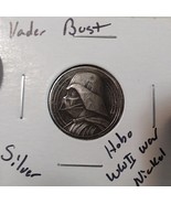 HOBO Darth Vader Bust Star Wars Made From A REAL WWII Silver War Nickel ... - €14,63 EUR