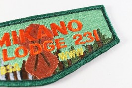 Vintage Mikano Lodge 231 OA Order Arrow WWW Boy Scouts America Flap Patch - $11.69
