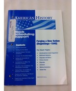 American History  Forging a New Nation  Block Schedule Activities Prenti... - $17.09