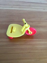 Vintage 1985 Parker Brothers Nerfuls Tricycle Replacement Parts Orange Yellow - £3.98 GBP