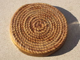 16x3&quot; DIY ROUND STEPPING STONE ROPE DESIGN CONCRETE CRAFT MOLD MAKE FOR ... - £39.65 GBP