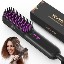 Hair Straightener Brush, Ionic Plus Steam Straightening Brush for Smooth... - $54.46