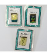 Heraldry Names Ancestry Kildare Galway  Offaly Lapel Hat Vest Pin 1994  ... - $30.91 CAD