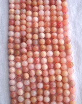 Natural Peruvian Opal Round Shape 8Loose Beads For Jewelry Making DIY Bracelet N - £28.63 GBP