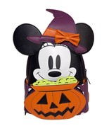 Disney Loungefly Halloween Minnie Mouse Witch Pumpkin Cauldron Mini Back... - £102.98 GBP
