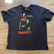 Chucky Child’s Play Look Who&#39;s Stalking T-Shirt 3XL Horror Tee 2004 - £15.91 GBP