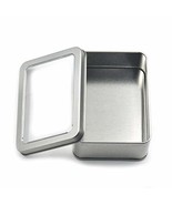 Fujiyuan 1 Pcs 33mm Tinplate Iron Tin Storage Case Square Small Box Cont... - $120.68 MXN