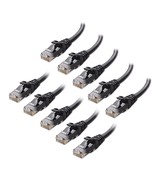 Cable Matters 10Gbps 10-Pack Snagless Short Cat 6 Ethernet Cable 3 ft (C... - £29.48 GBP