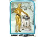 1980 Topps Star Wars #232 Galaxy&#39;s Most Loyal Droids R2-D2 &amp; C-3PO - $0.89
