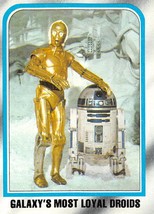1980 Topps Star Wars #232 Galaxy&#39;s Most Loyal Droids R2-D2 &amp; C-3PO - £0.70 GBP
