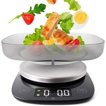 Food Weight Scale With Bowl - Super Accurate, Single Sensor, Digital Kitchen - £28.44 GBP