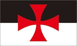 Crusader Knights Templar Flag - 3x5 Ft - £15.97 GBP