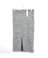 New with Tags ALICE + OLIVIA / AIR Gray Stretchy Slit Front Skirt Sz 4 $... - £70.99 GBP