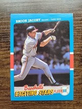 Brook Jacoby 1988 Fleer Exciting Stars #22 - Cleveland - MLB - £1.53 GBP