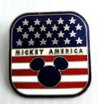 MICKEY AMERICAN FLAG CELEBRATE HAND IN HAND ORIGINAL&quot;2000&quot; RELEASE PIN D... - £7.85 GBP