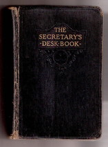 The Secretary&#39;s Desk Book By Thomas Kite Brown 1939 Vg++ - £25.71 GBP